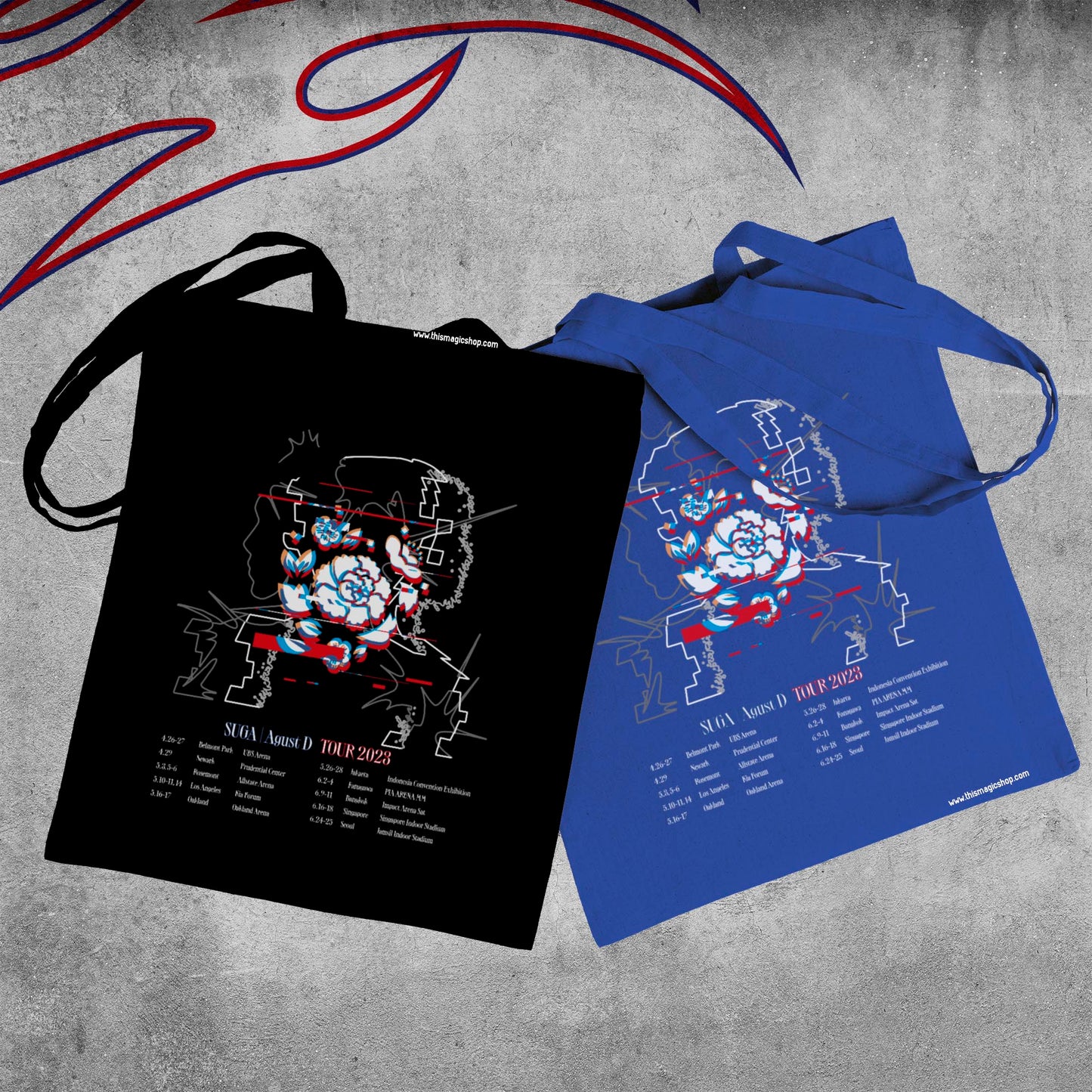 Agust D Suga Concert Tour Tote Bag