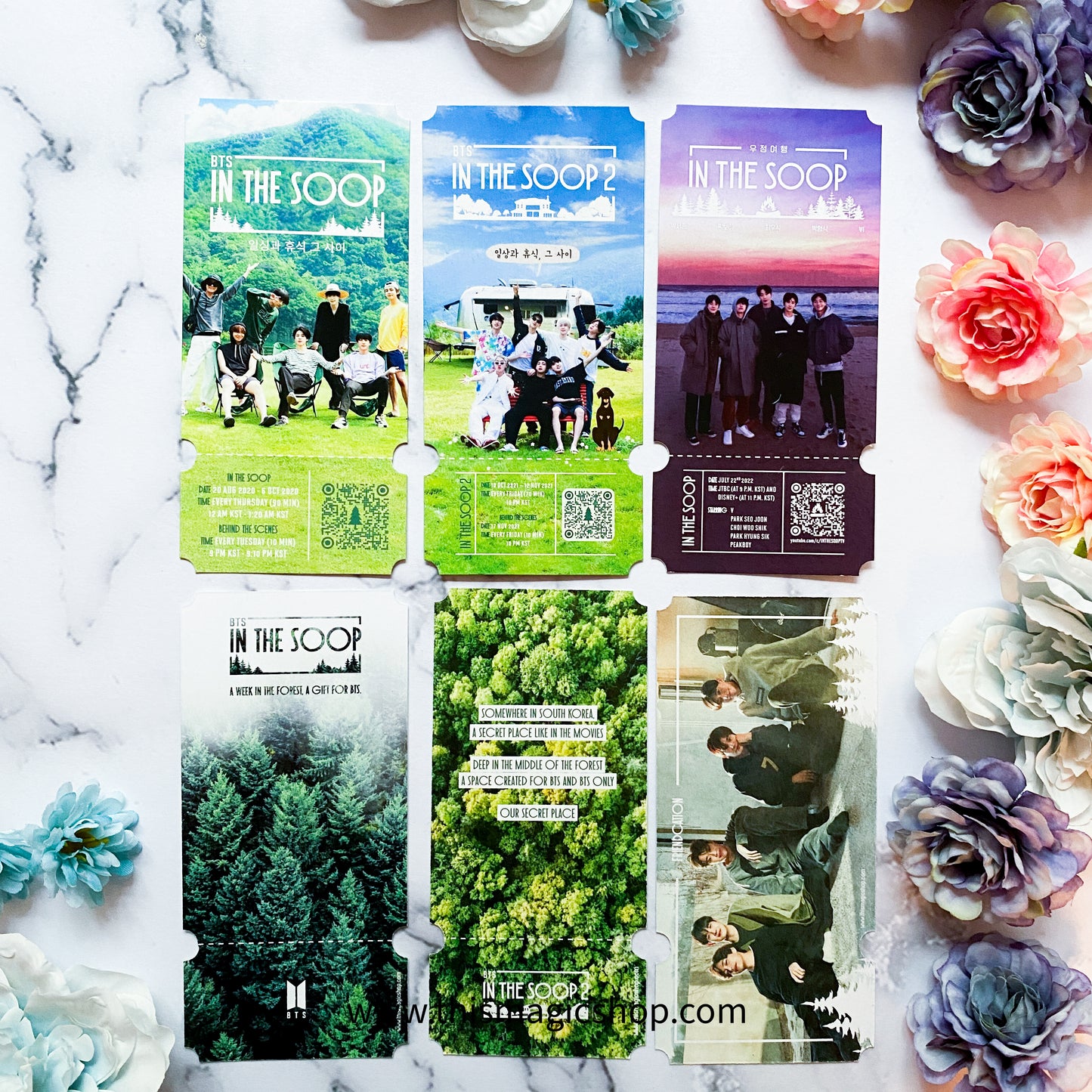 BTS In The SOOP commemorative ticket
