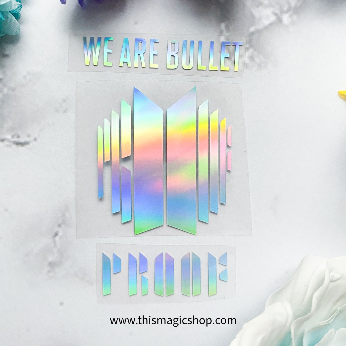 BTS We are BulletPROOF Army Bomb Lightstick Kpop Decal Sticker