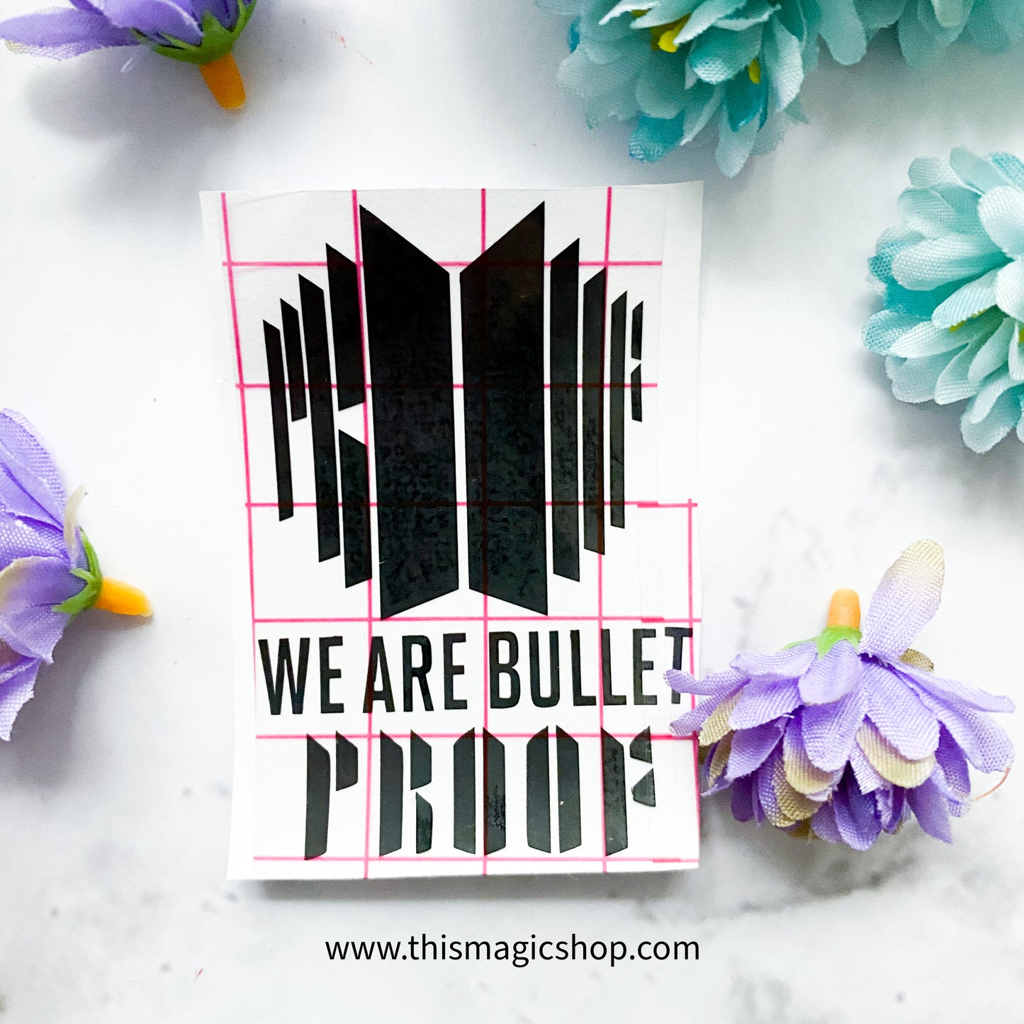 BTS We are BulletPROOF Army Bomb Lightstick Kpop Decal Sticker