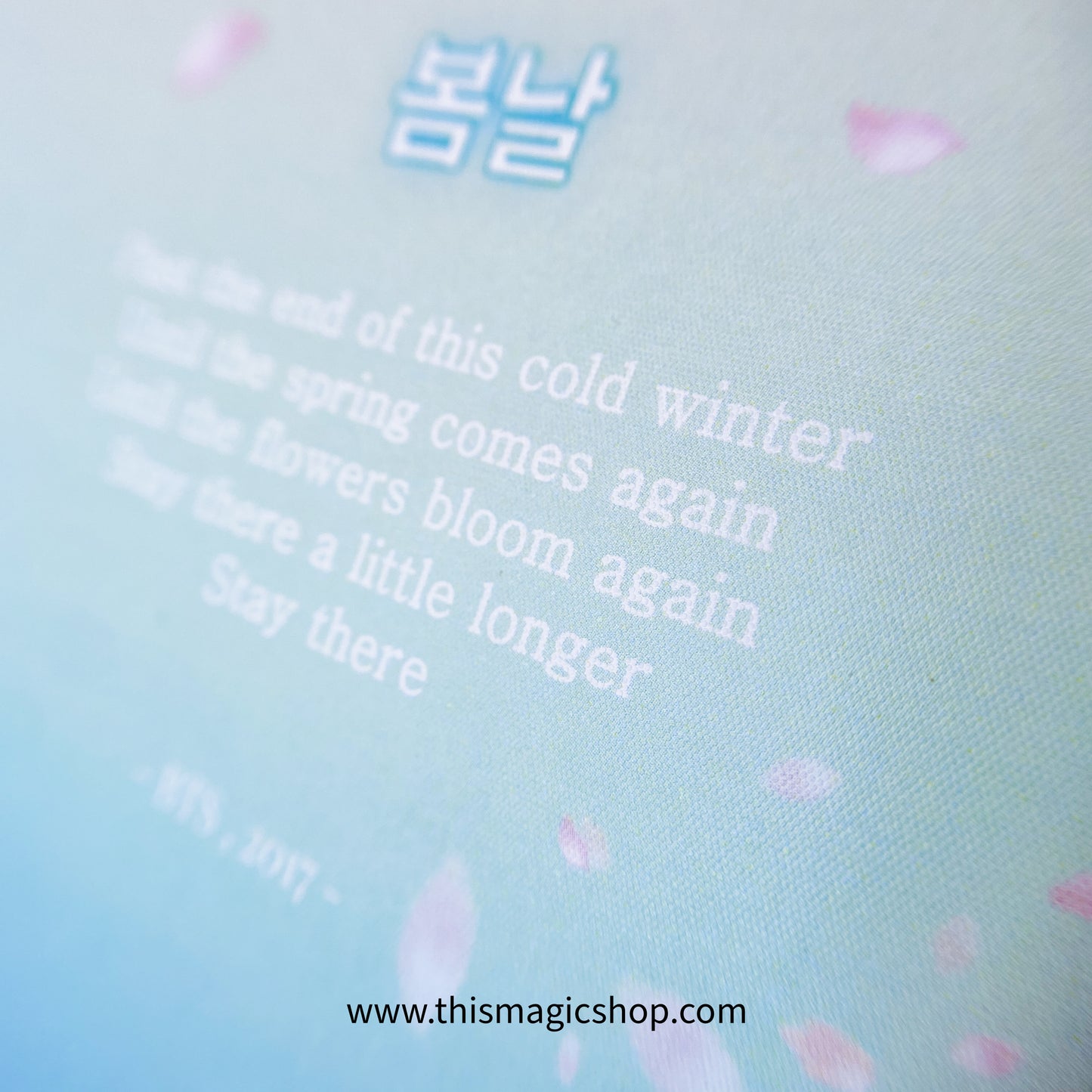 BTS Spring Day PRINT artwork 봄날