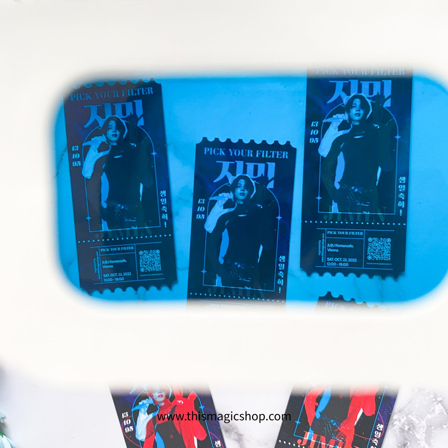 BTS Jimin Birthday Event TICKET Vienna commemorative ticket