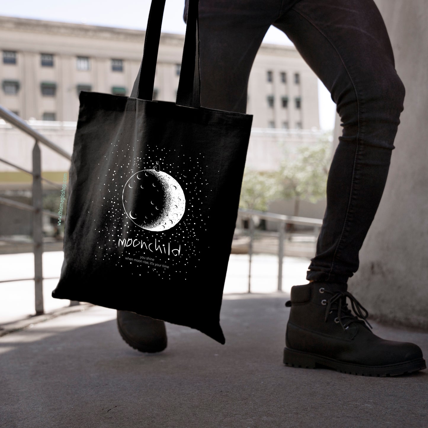 BTS RM Namjoon Moonchild Mono Tote Bag
