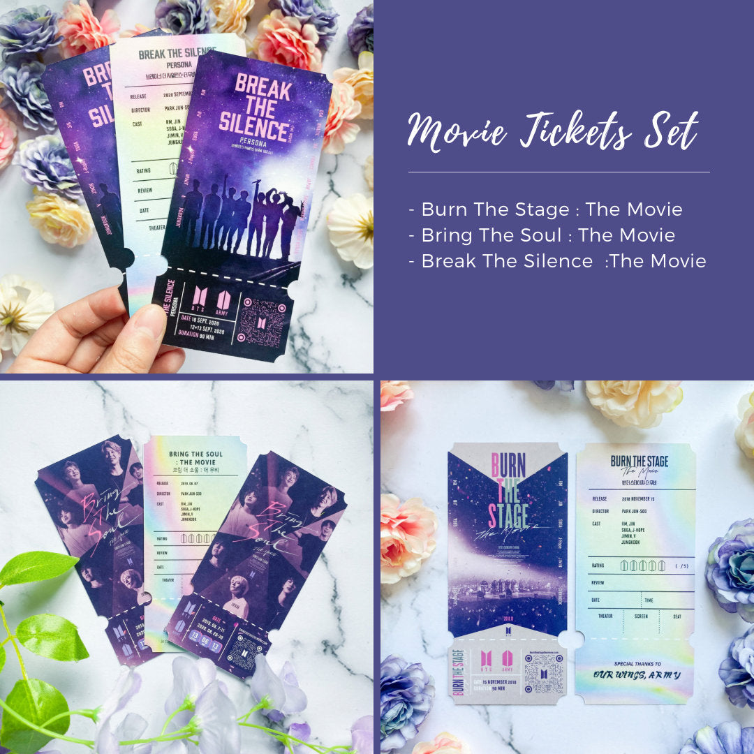 BTS MOVIE TICKET Break The Silence commemorative movie
