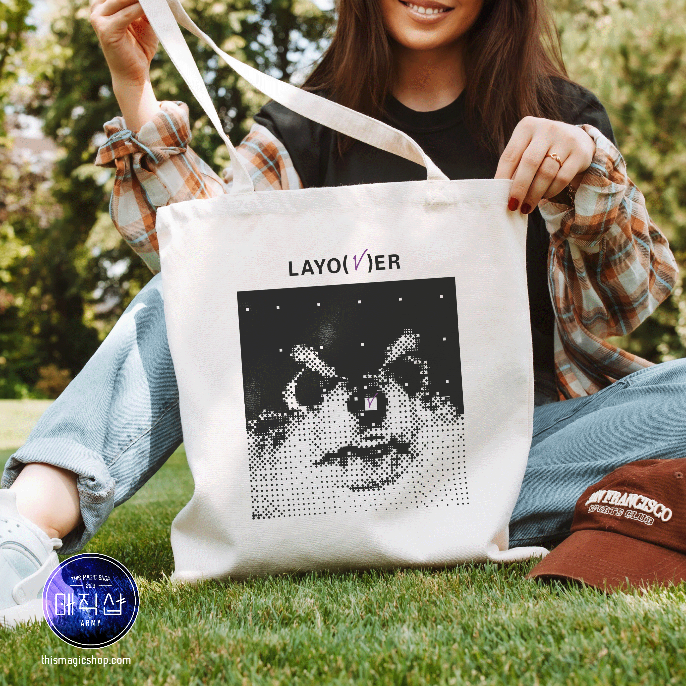 BTS V Taehyung LayoVer Yeontan Tote Bag – ThisMagicShop