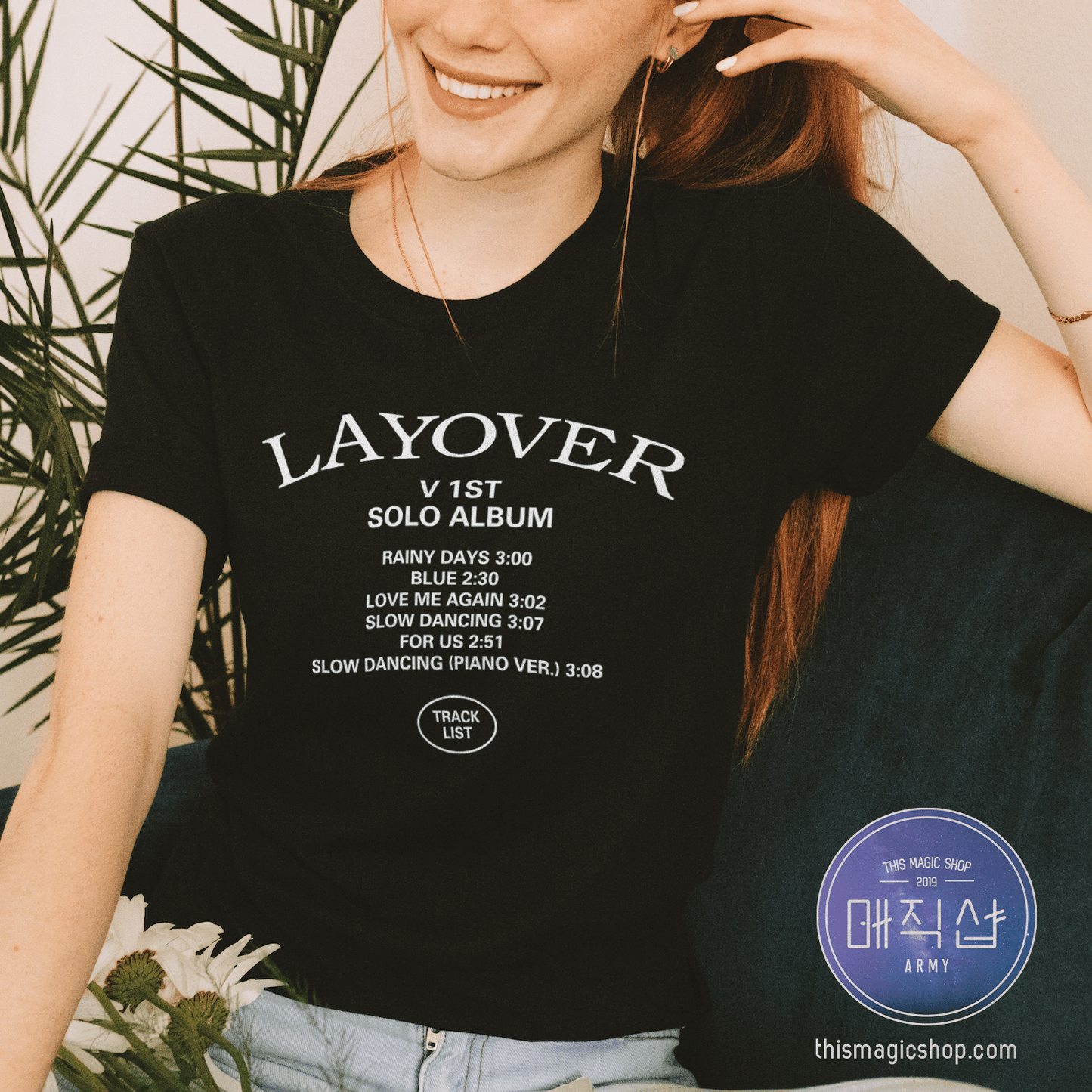 V Taehyung "LayoVer | Tracklist" T-Shirt
