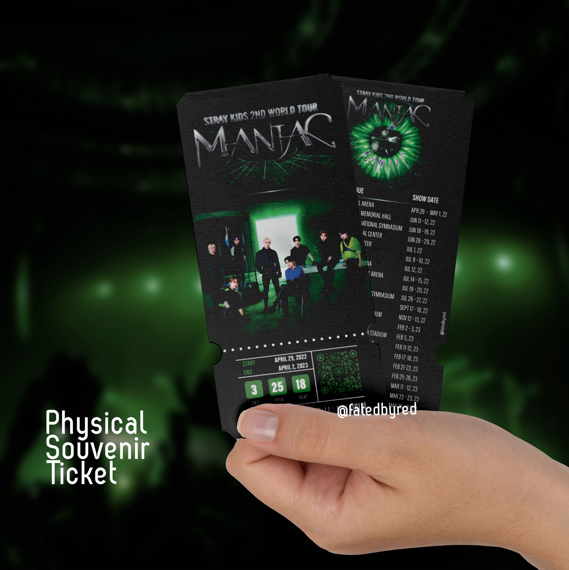 STRAYKIDS MANIAC TOUR merch physical TICKET – ThisMagicShop STRAYKIDS MANIAC TOUR merch physical TICKET – ThisMagicShop