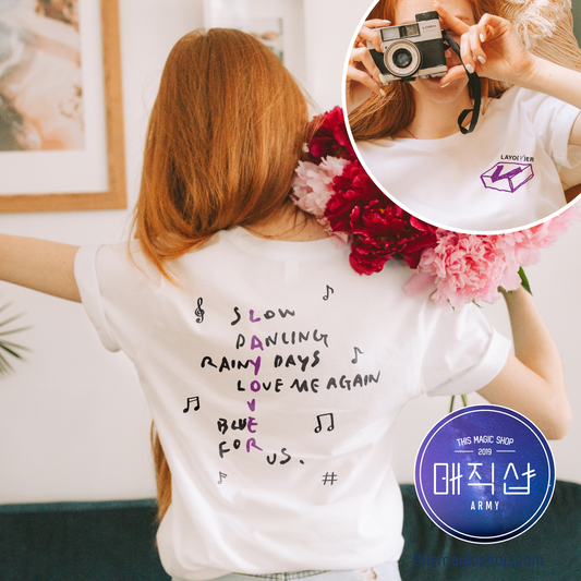 V Taehyung "LayoVer | Music" T-Shirt