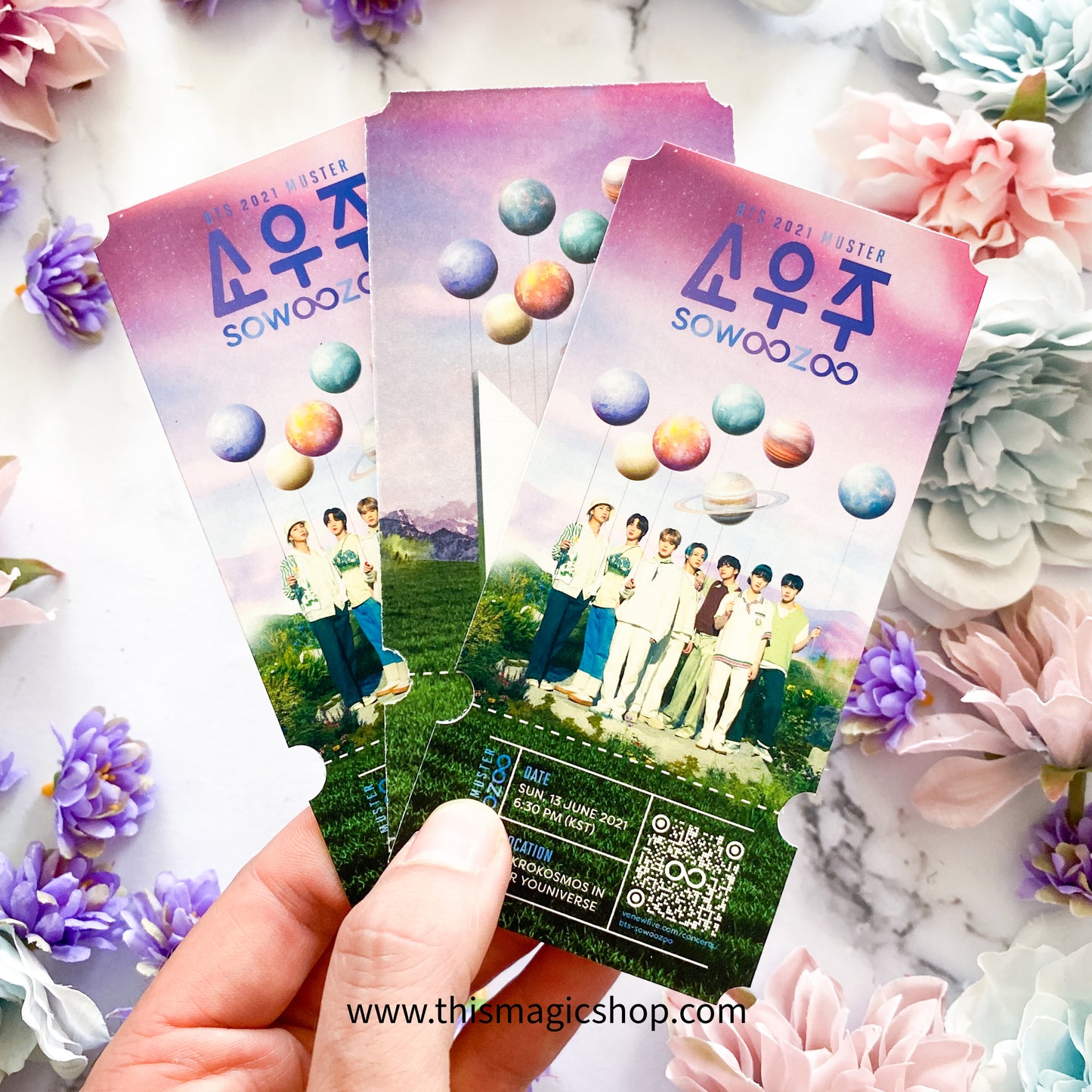 BTS MUSTER SOWOOZOO commemorative ticket