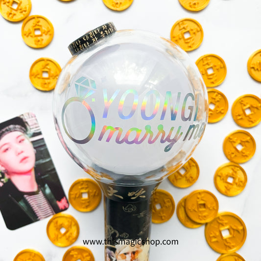 Army Bomb Ver 4 Decal Sticker Decorations for BTS Official Lightstick  Adhesive DIY Sticker Make Your Armybomb Special Bangtan Boys  (Black(Special))