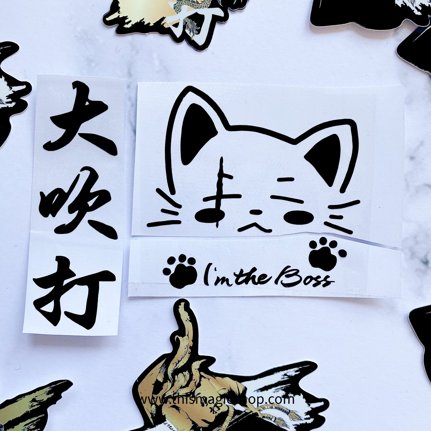 Daechwita Meow Meow Sticker Armée Bombe Autocollant Suga Yoongi Agust D