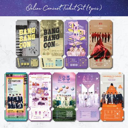 BTS NYEL 2021 New Year's Live commemorative concert ticket