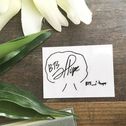 FIRMA BTS Army Bomb Lightstick Kpop Calcomanía Pegatina