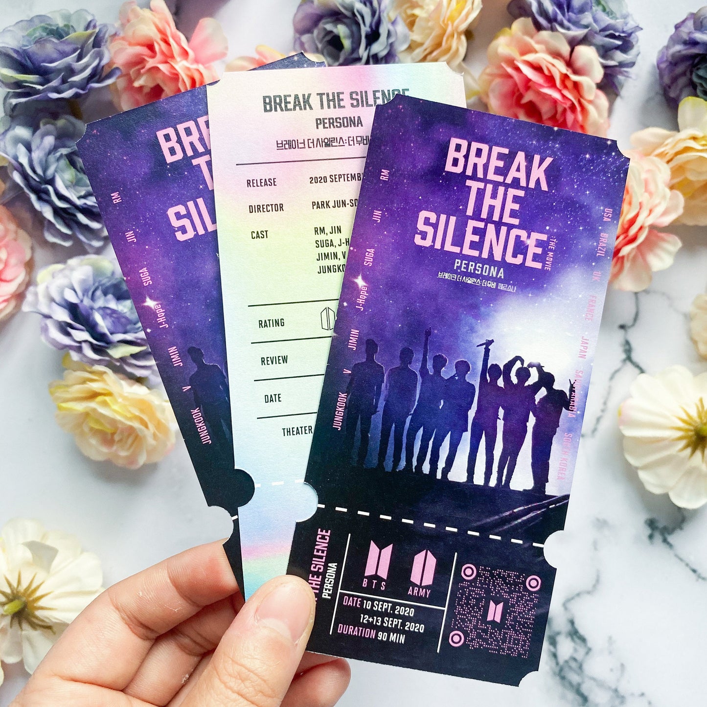 BTS FILM TICKET Film commémoratif Break The Silence